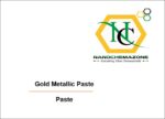 Gold paste for Screen Printing