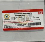 Pure Platinum Metal Sheet OR Foil