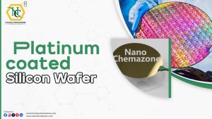Platinum coated silicon wafer