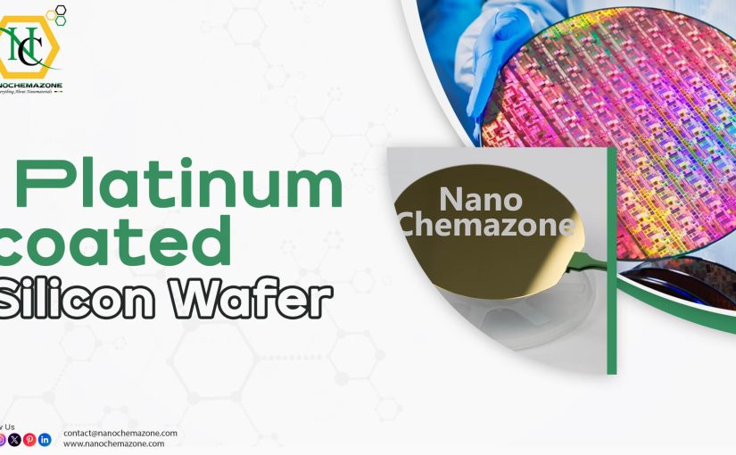 Platinum coated silicon wafer