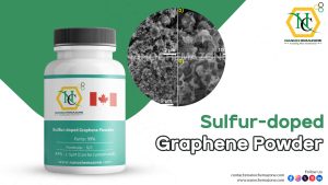 Sulfur-doped graphene powder